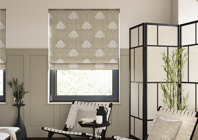 William Morris At Home Marigold Tree Embroidery, Linen - Twist&Fit Roman Blind - Image 3